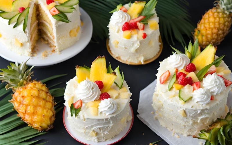 Bánh Piña Colada Nhiệt Đới