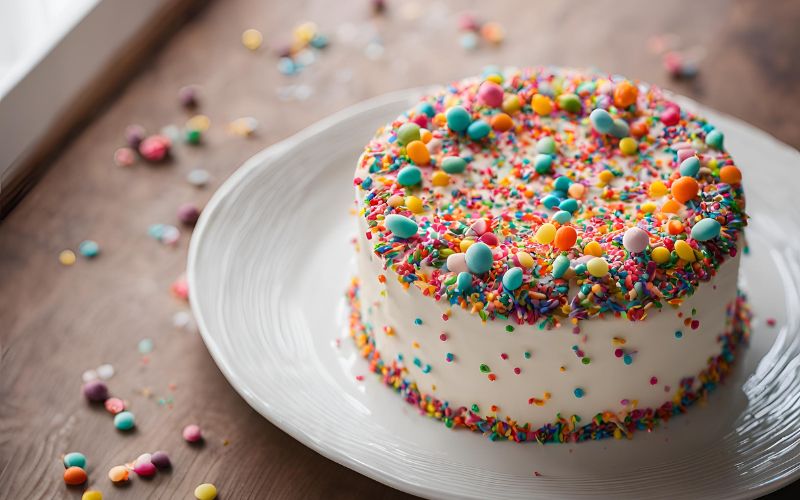 Trang Trí Bánh Với Sprinkles 2